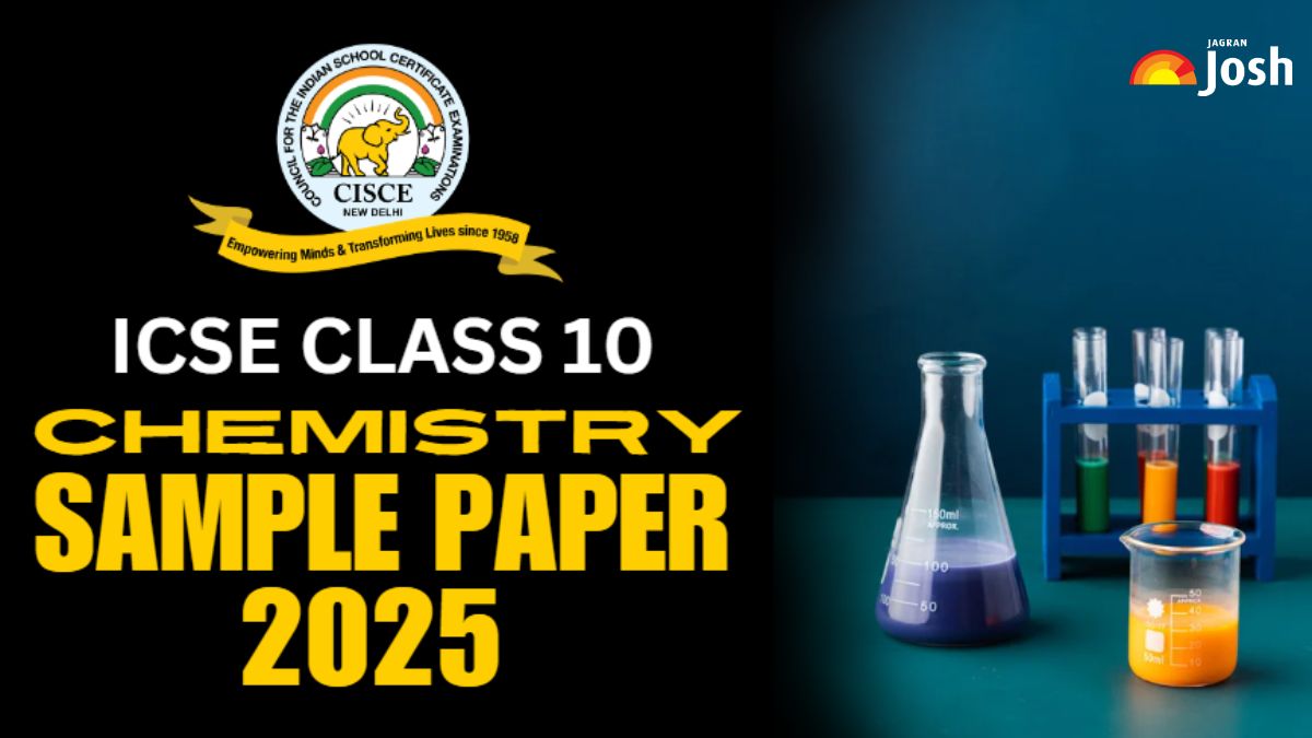 ICSE Class 10 Chemistry Sample Question Paper 2024-25: Download Free PDF with Marking Scheme