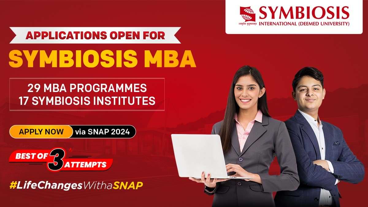 Symbiosis MBA Registrations are live via SNAP Test 2024: Check the complete guide to Apply, Fees & Other Details