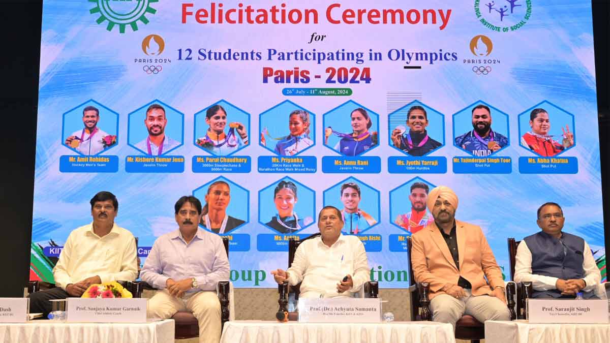 Twelve Students from KIIT-DU Qualify for Paris Olympics